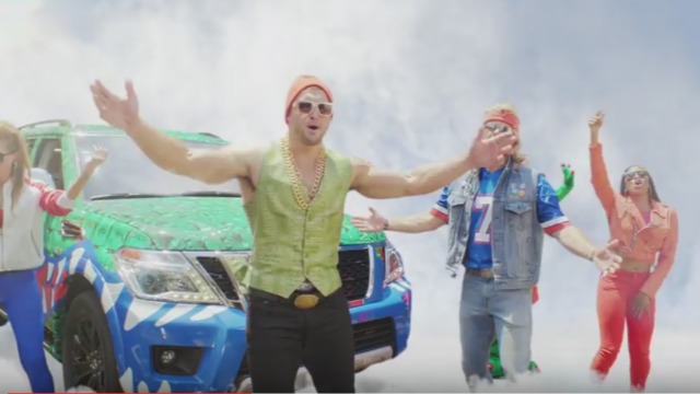 Tebow channels inner pop star for Heisman House ad