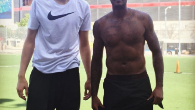 Carmelo, Porzingis team up for offseason workout