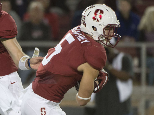 Stanford's McCaffrey won't play in Sun Bowl vs. North Carolina