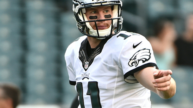 Watch: Wentz fans get emotional after seeing QB at training camp