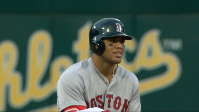 Watch: Moncada collects 1st hit, RBI in 1st start with Red Sox