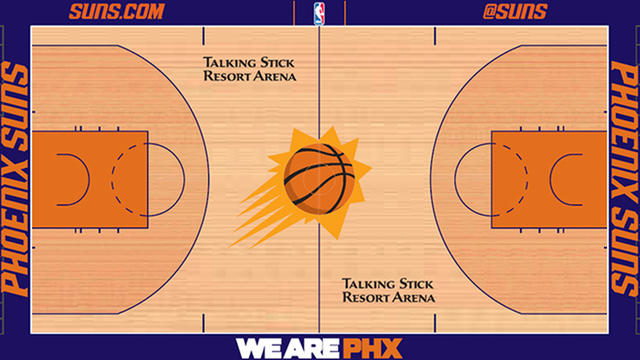 Suns bring back purple border in new court design; fans approve