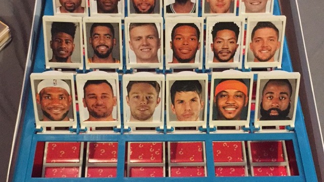 Fan gets homemade 'Guess Who? NBA Edition' from girlfriend