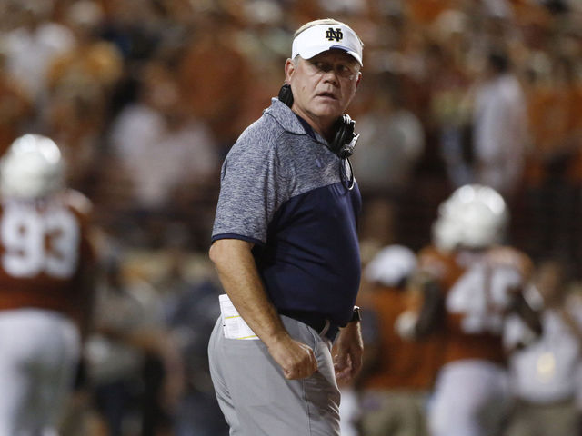 Brian Kelly doesn't think DeShone Kizer is ready for the NFL
