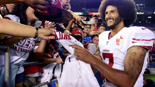Kaepernick No. 1 in NFL jersey sales, will donate all proceeds to charity
