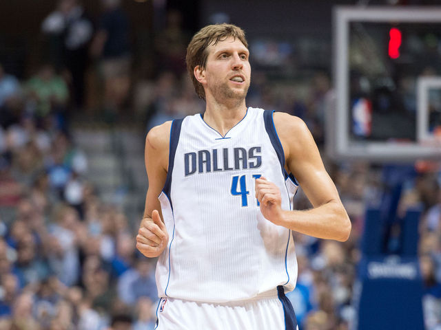 Watch: Dirk comes out gunning as he closes in on 30K points