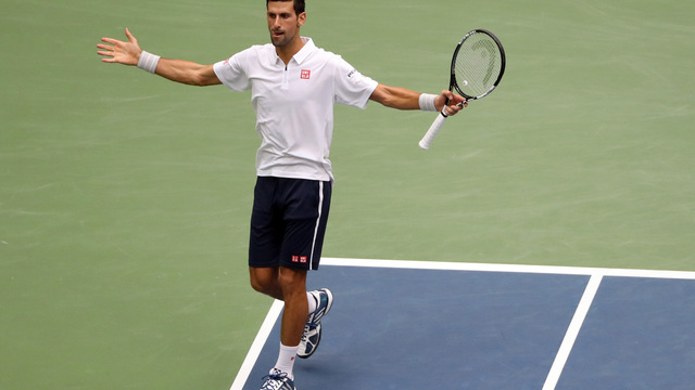 Djokovic's strange US Open trip gets a little stranger in win over Monfils