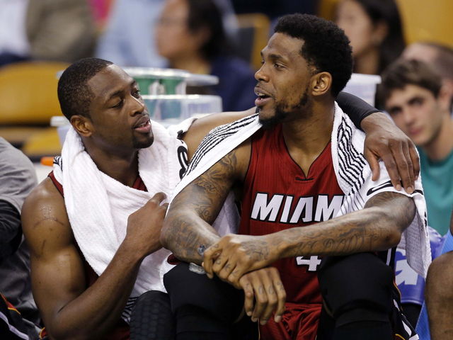 Haslem wants to end career with Wade in Miami