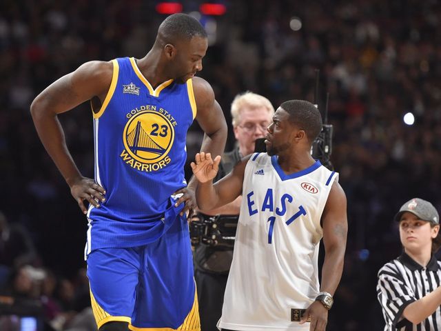 Watch: Draymond Green says Kevin Hart sucks at basketball