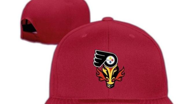 These sports logo mashup hats make no sense