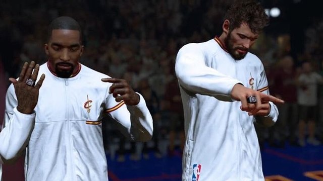 Cavs' Smith, Love show off championship rings in 2K17 trailer