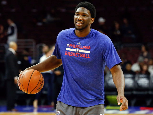 Got 'em: Joel Embiid didn't actually cut his hair