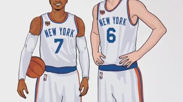 Knicks unveil Hardwood Classic uniform