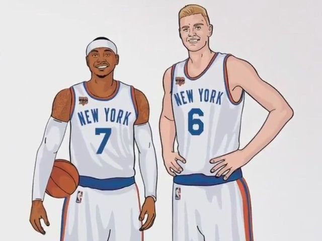 Knicks unveil Hardwood Classic uniform