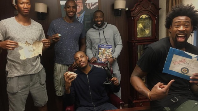 DeAndre's team beats CP3's in escape room duel
