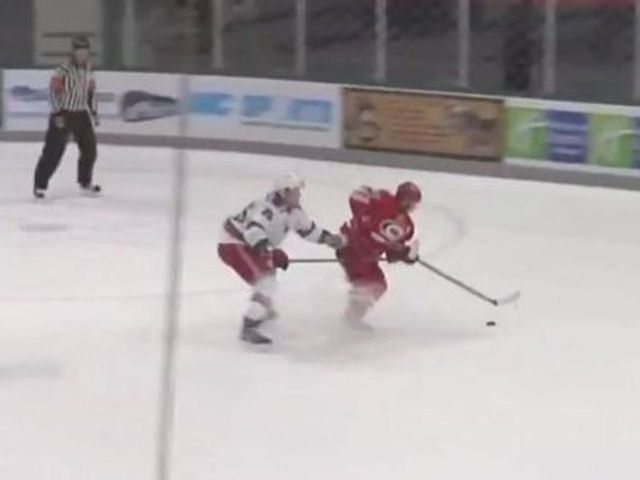 Watch: Hurricanes' Tolchinsky spins, scores beauty at prospect tournament