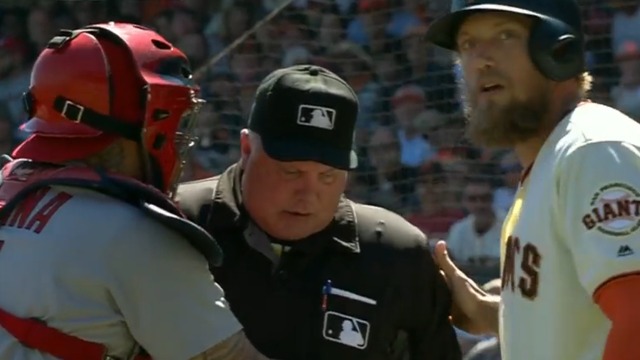 Umpire O'Nora hit by foul ball, leaves game with concussion