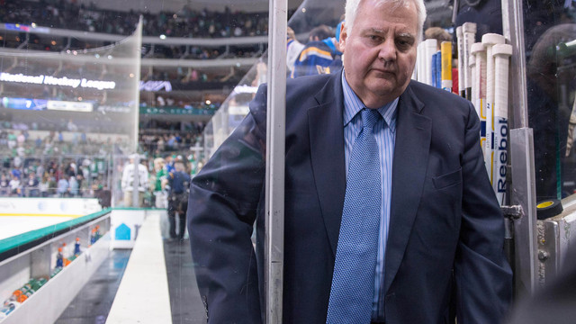 Blues fire Hitchcock, promote Yeo ahead of schedule