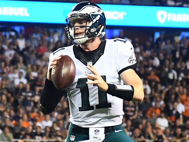 Watch: Wentz torches Dolphins with 50-yard TD bomb to Smith