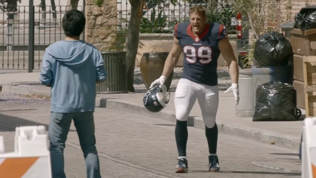 Watt attacks innocent man in new Gatorade commercial