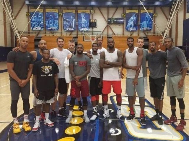 LeBron gives shoutout to J.R. Smith after Cavs workout
