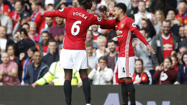 Unburdened by Rooney, Pogba shines as United crushes Leicester City