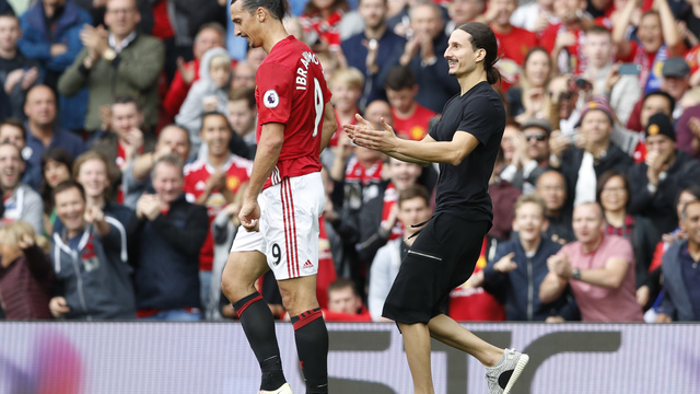 Watch: Zlatan lookalike invades pitch, gets shoved by doppelganger