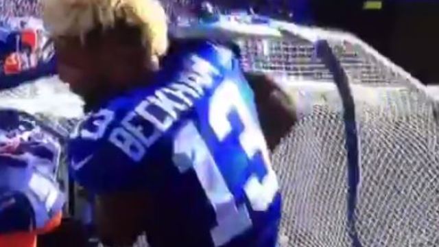Beckham picks fight with kicking net