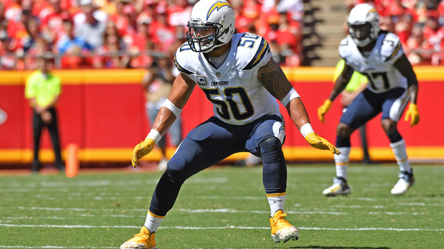 Chargers lose another major player with Te'o out due to Achilles injury