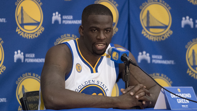 Draymond watched son's birth via FaceTime on plane