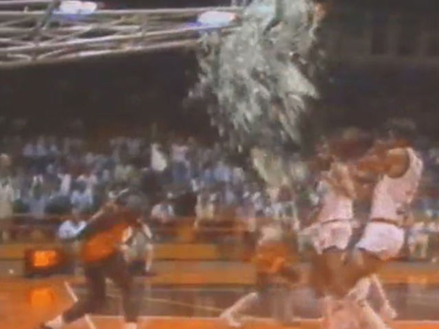 Michael Jordan once shattered a backboard in Italy