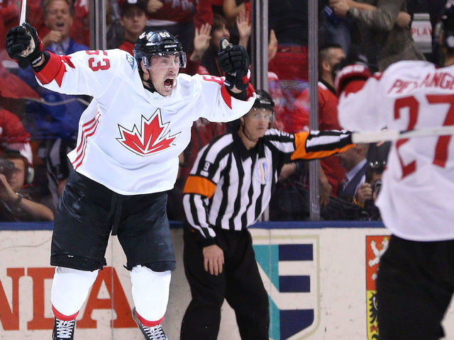 Watch: Marchand's shorthanded goal clinches World Cup for Canada