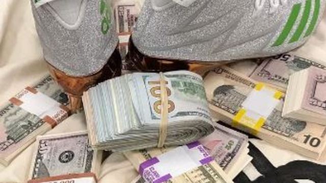 Von Miller's new cleats came in bag of money