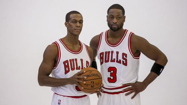 Rondo laughs at low rankings for Bulls, says they'll finish in top 4
