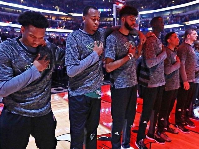 Kidd says Bucks' unity during anthem 'not a protest'