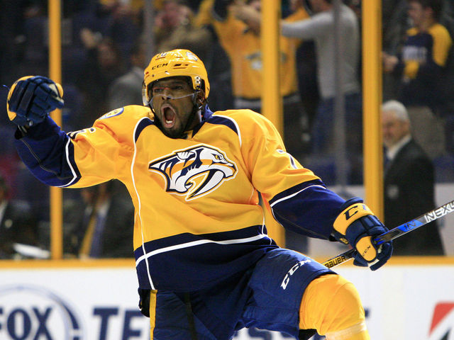 Watch: Subban blasts 1st Predators goal, sends fans into frenzy