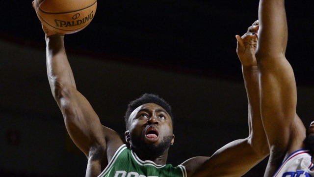 Celtics teammates pushing Brown to enter Slam Dunk contest