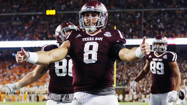 Knight's TD run gives No. 8 Texas A&M 2OT win over No. 9 Tennessee
