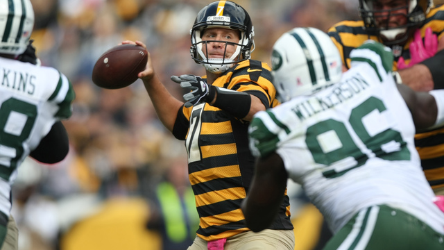 Roethlisberger's 4 TDs help Steelers blow by Jets