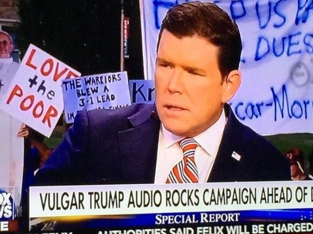 Presidential debate sign mocks Warriors for blowing 3-1 finals lead