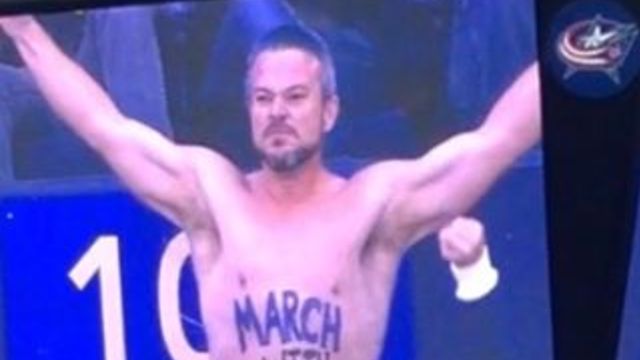 Blue Jackets fan 'Dancing Kevin' shows off weight loss at season opener