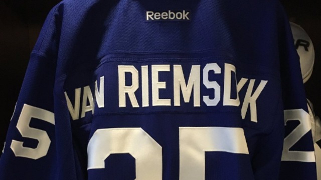 Leafs' Van Riemsdyk vacates No. 21 after it's retired for Salming