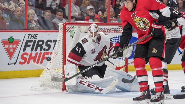 Senators outrun Coyotes in front of sparse home crowd