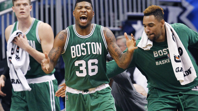 Marcus Smart slapped with flop warning for embarrassing dive