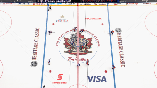 Heritage Classic starts after near 2-hour sun delay
