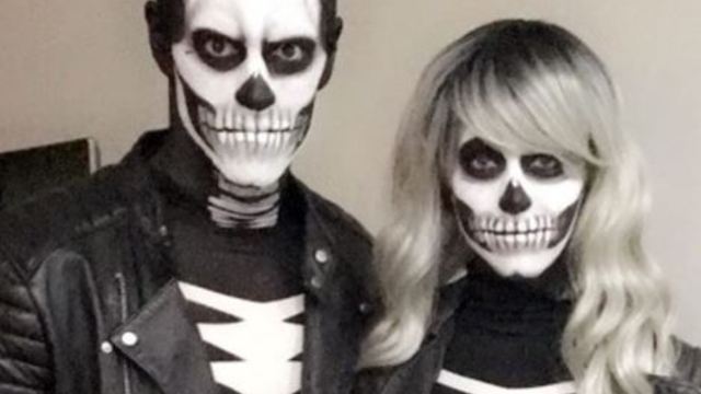 Toews, girlfriend go as 'Mr. and Mrs. Dead Serious' for Halloween