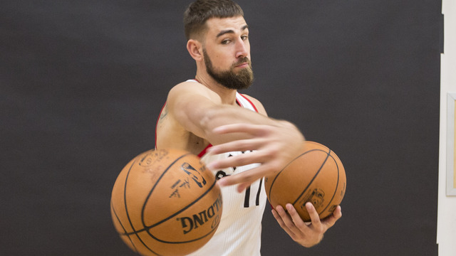 Watch: Raptors' Valanciunas posterizes 7-foot-3 Boban