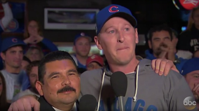Crying Cubs fan cries again on 'Jimmy Kimmel Live!'