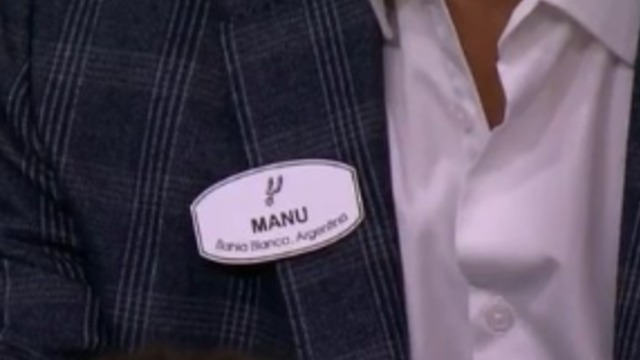 Look: Ginobili wears name tag to Spurs game