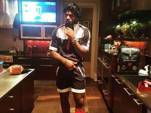 LeBron dresses up as Jerome from 'Martin' for Halloween